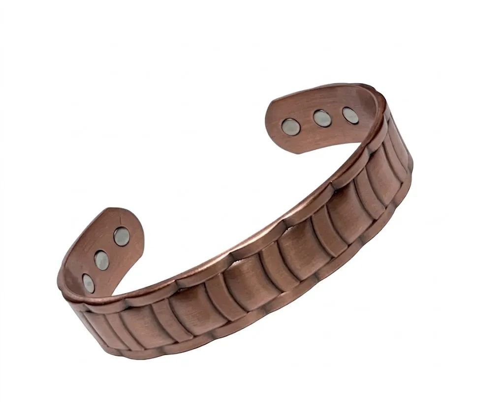 Copper Cuff Bangle - Entwine