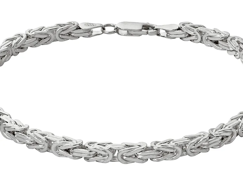 Sterling Silver Byzantine Bracelet