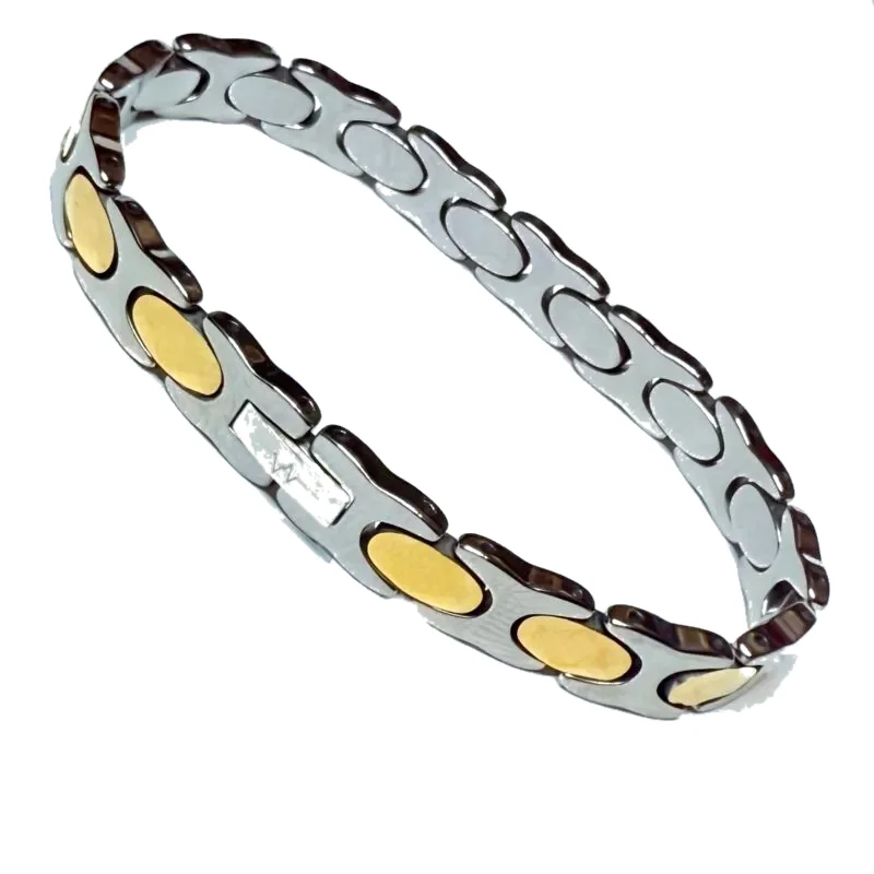 Tungsten Bracelet – Gold  Drop